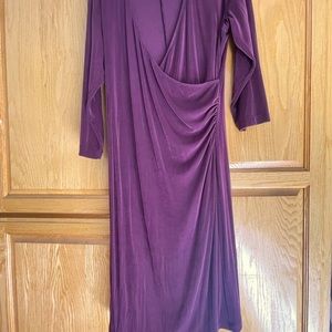 Chicos size 2 women’s dress. Surplice front. 3/4 sleeves.